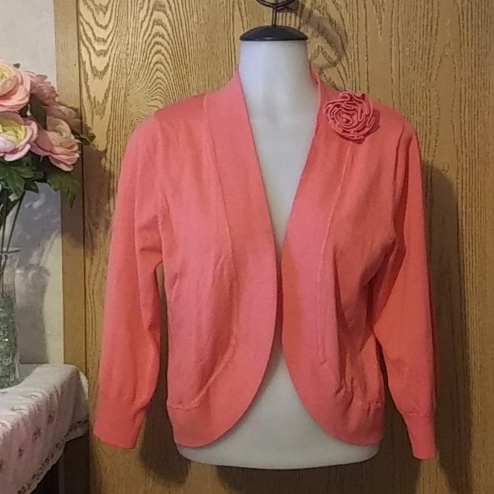 Coral colored shrug